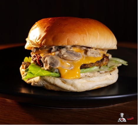 SWISS MUSHROOM BURGER